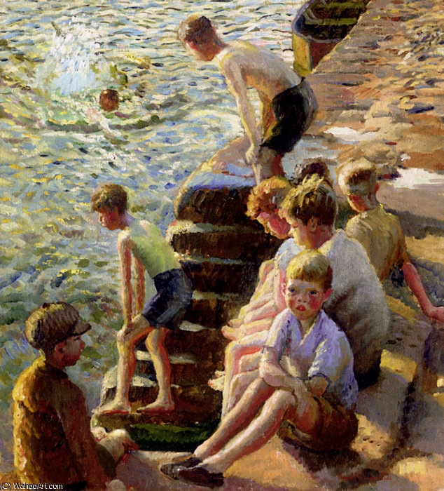 Boys Bathing — ჰაროლდ ჰარვეი