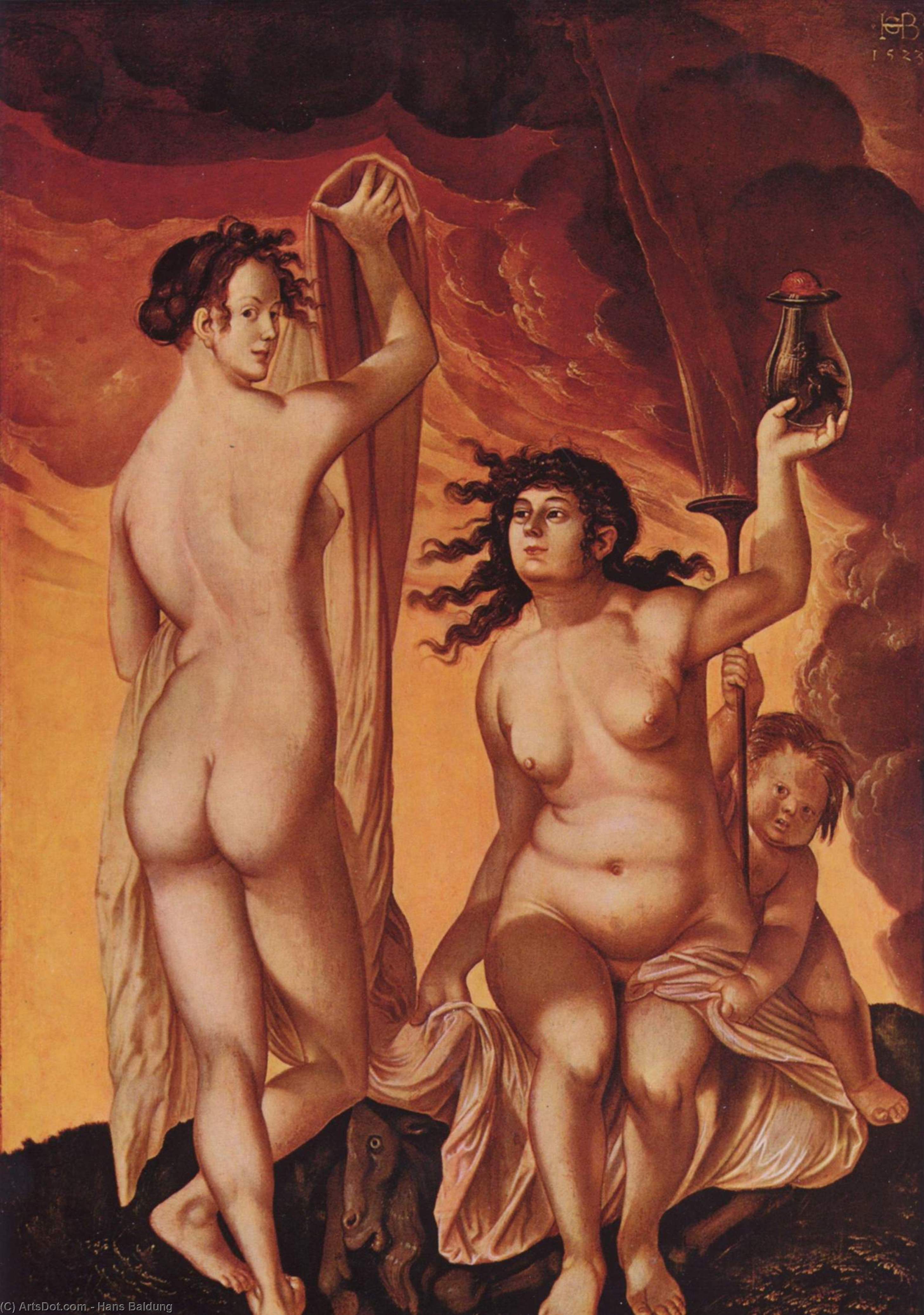 Dos Brujas — Hans Baldung