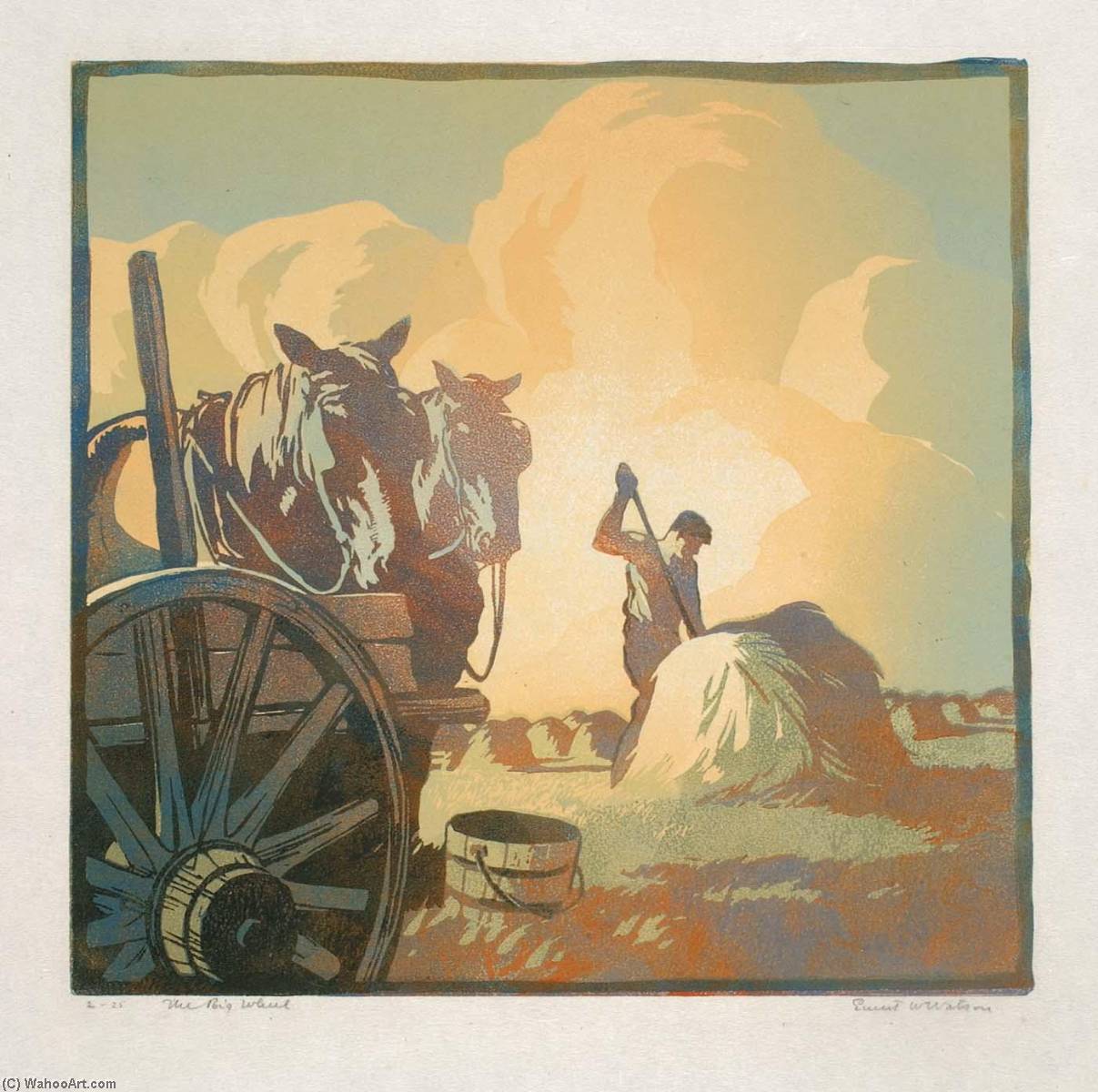 The Big Wheel — Ernest W Watson