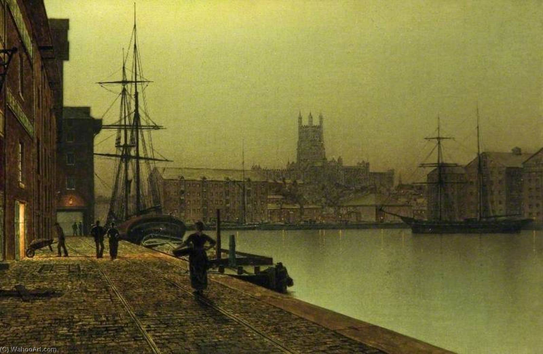 Gloucester Docks — Джон Аткинсън Гримшоу