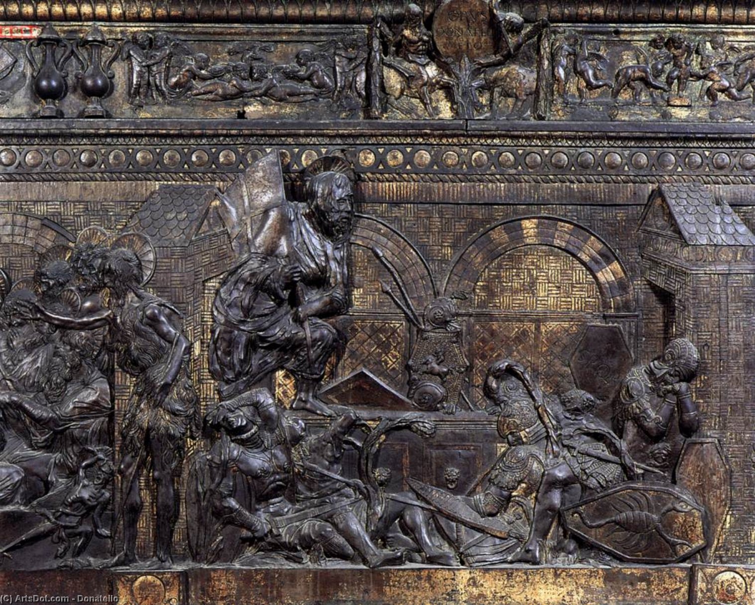 Christ Before Pilate And Caiaphas — Donatello