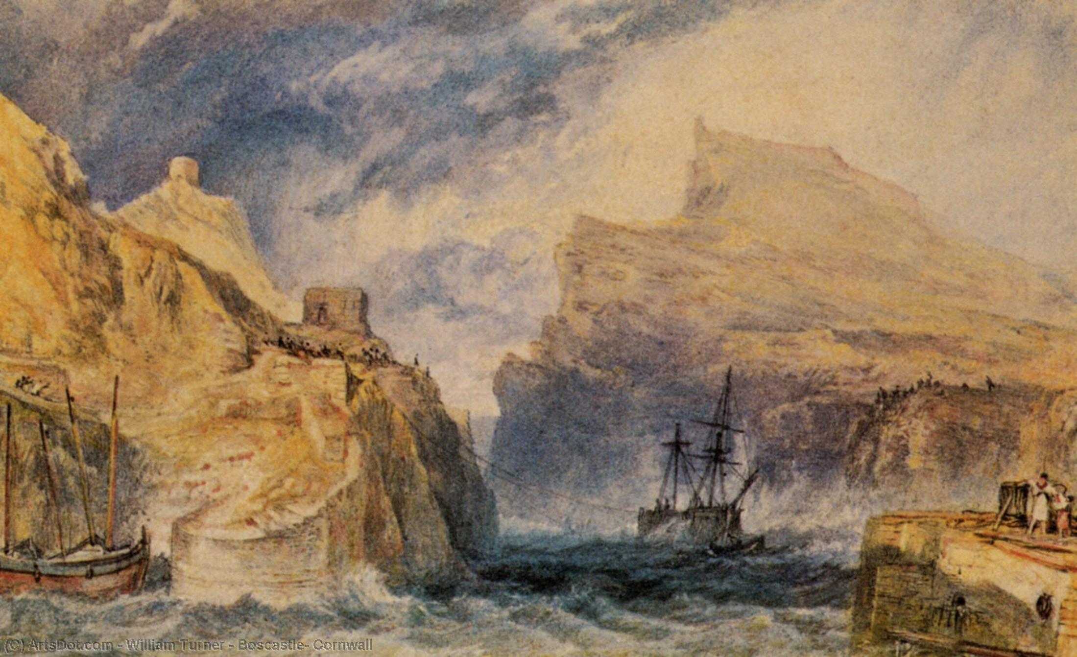 Boscastle, Cornwall — Joseph Mallord William Turner