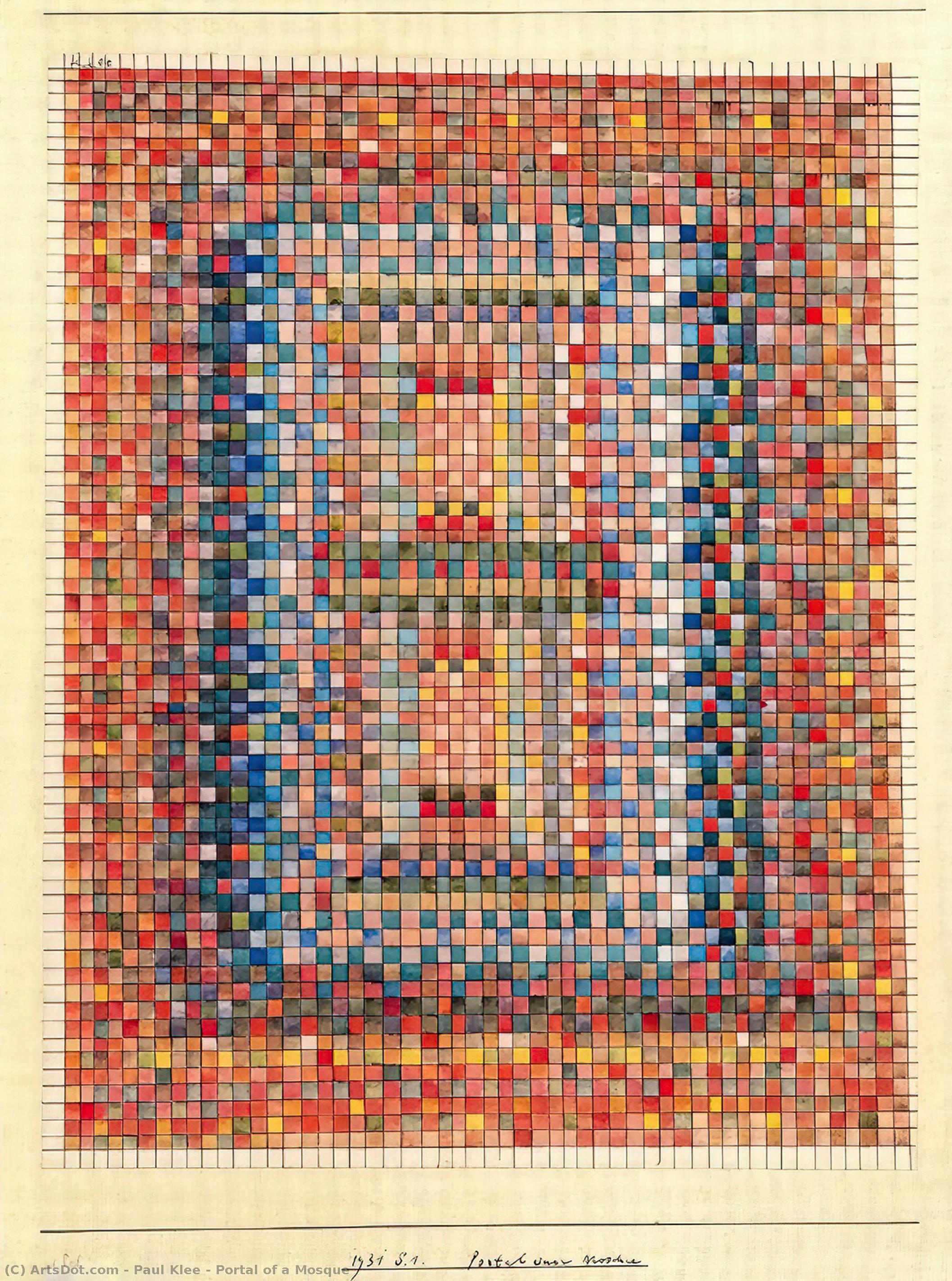 Portal Des Moschee — Paul Klee