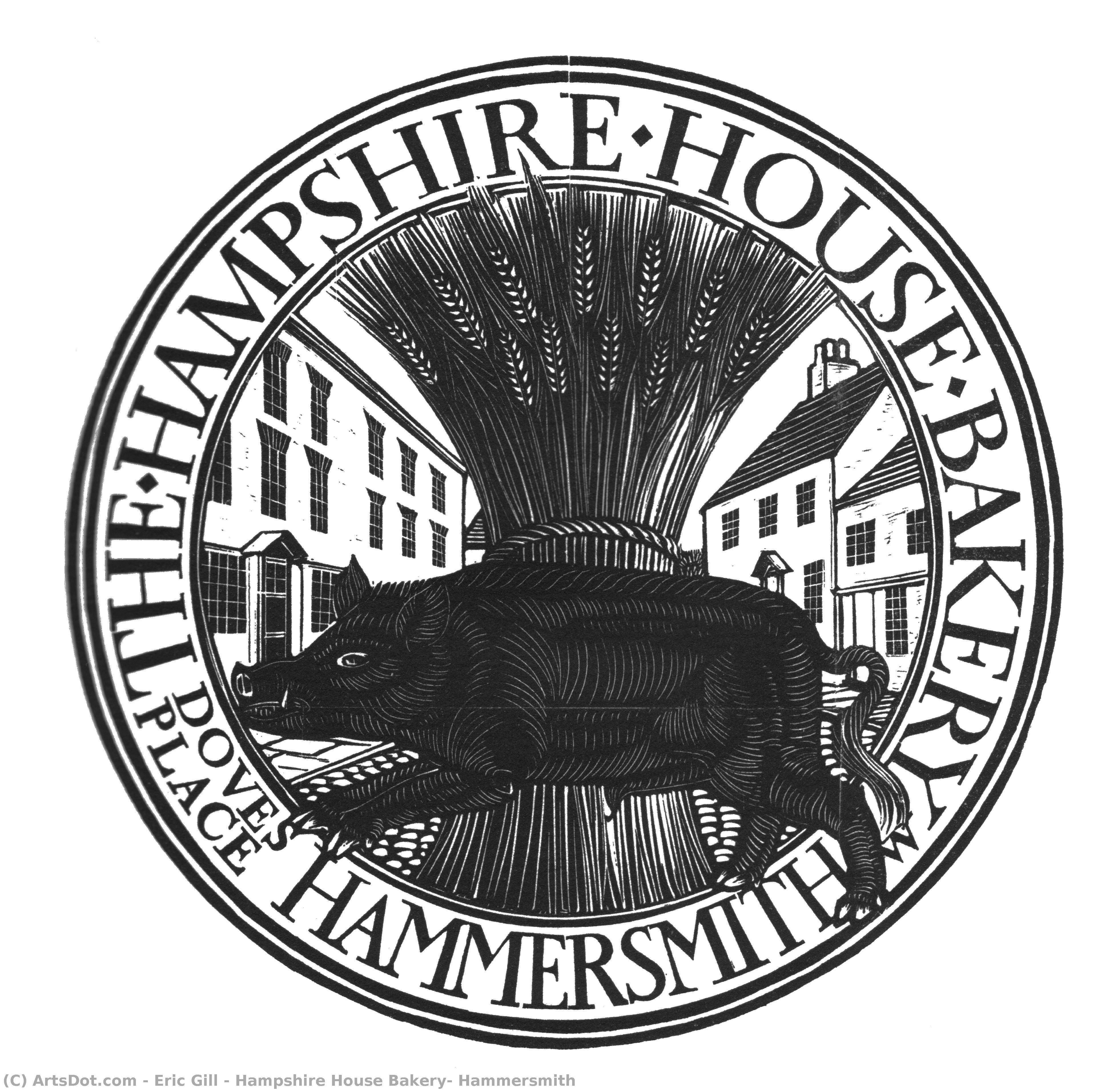 Hampshire House Bakery, Hammersmith — Eric Gill
