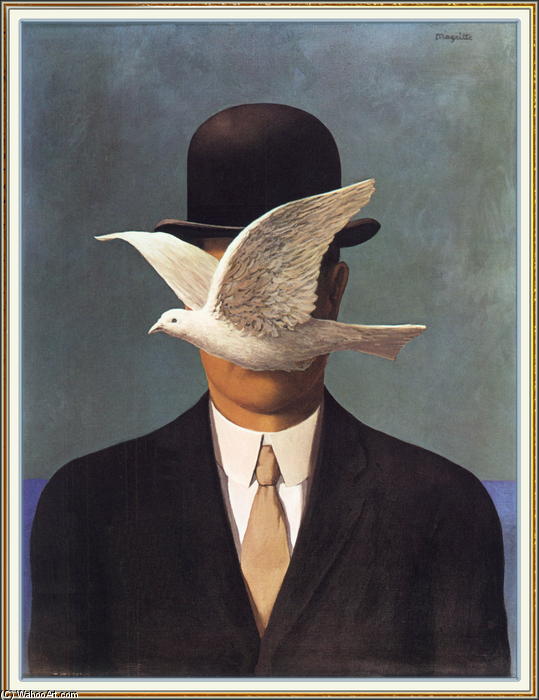 Man In A Bowler Hat — Renė Magrítė