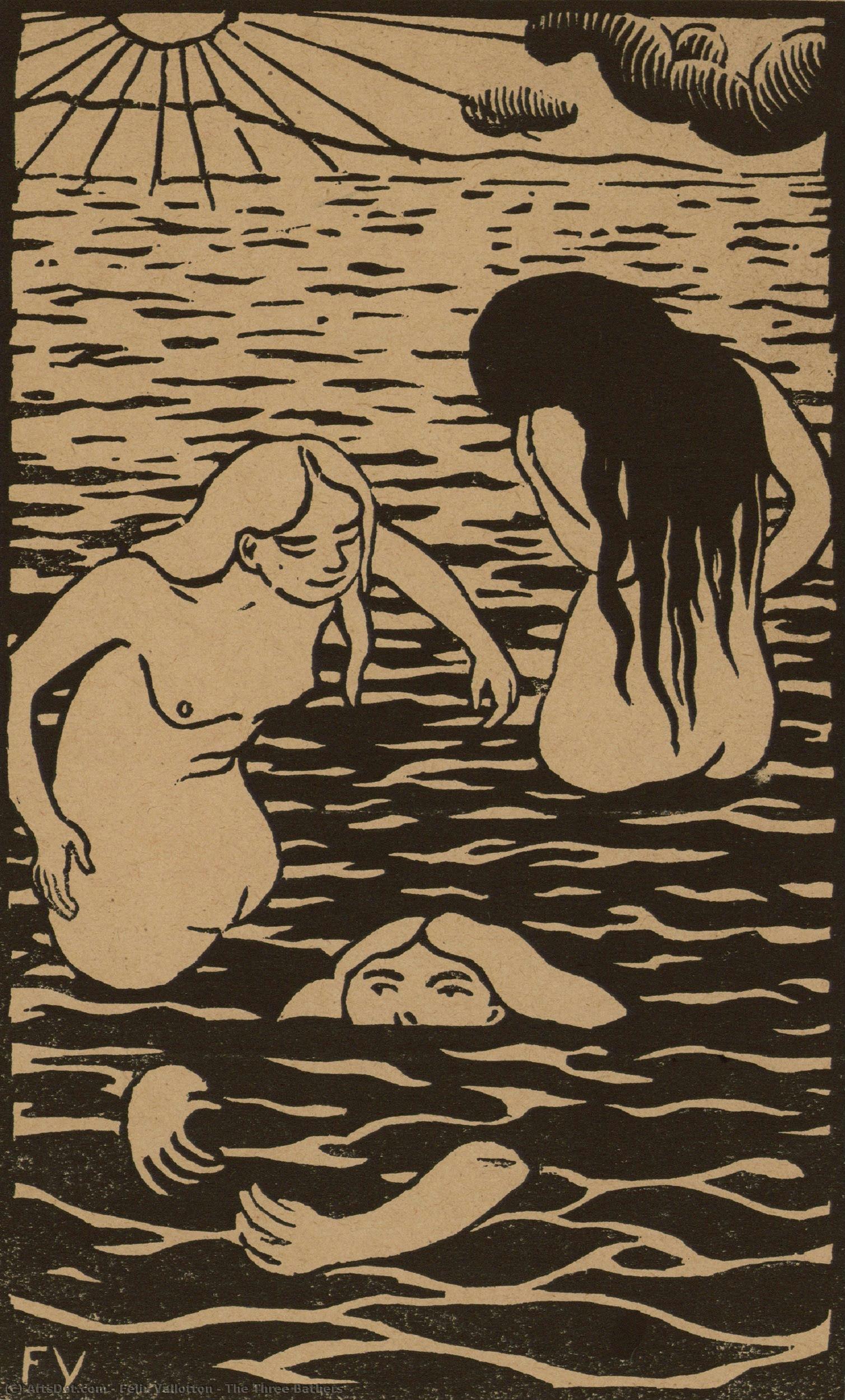 The Three Bathers — Félix Vallotton