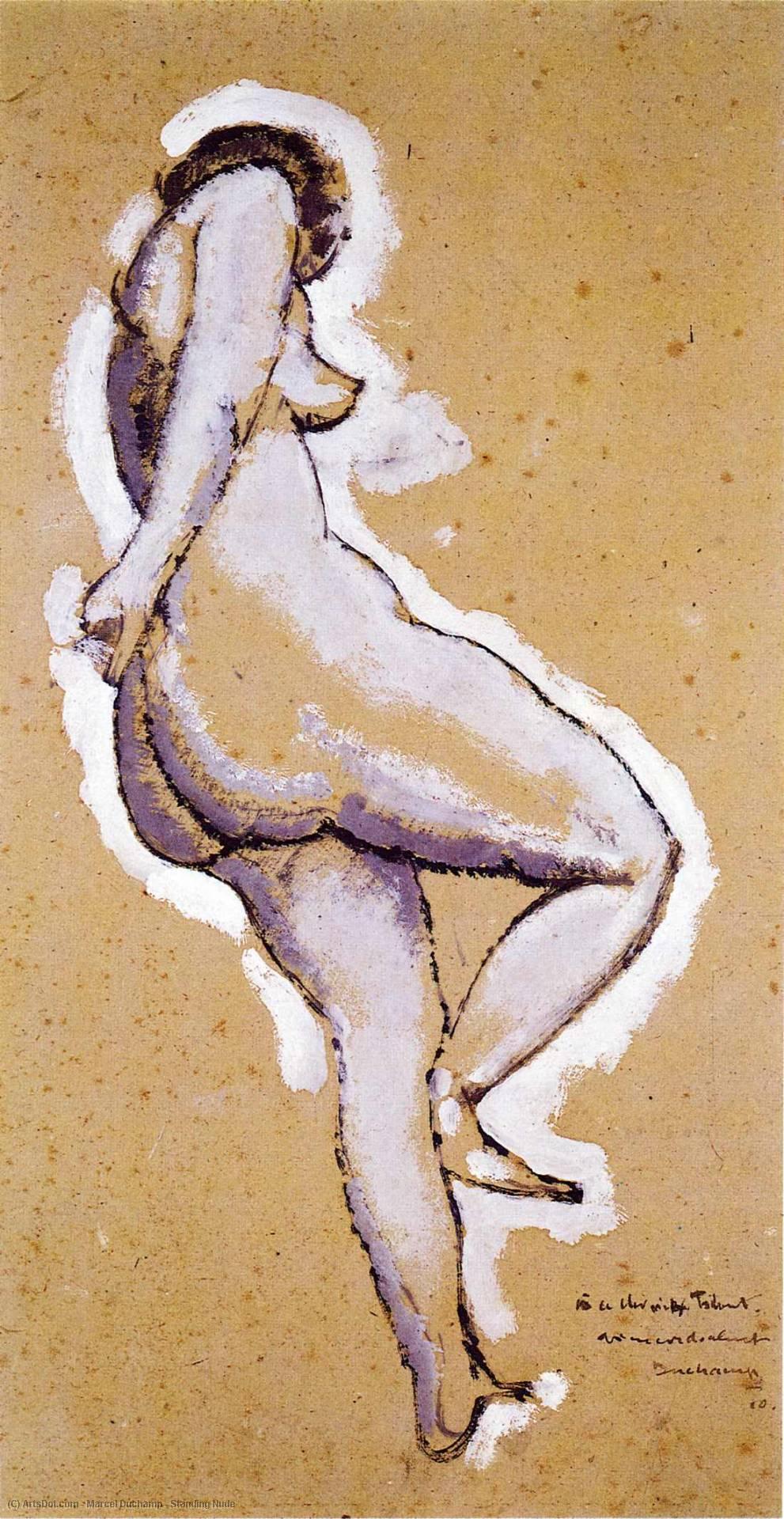 Stehende Akte — Marcel Duchamp