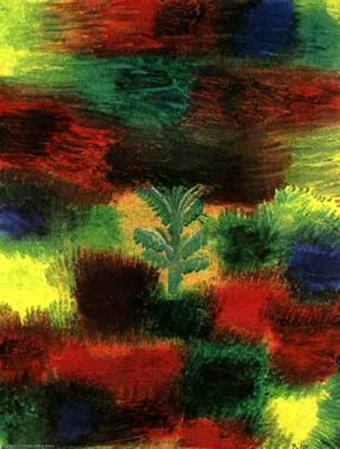 Little Tree Amid Shrubbery — Paul Klee