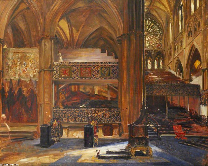 Interior Of Westminster Abbey — John Bacon