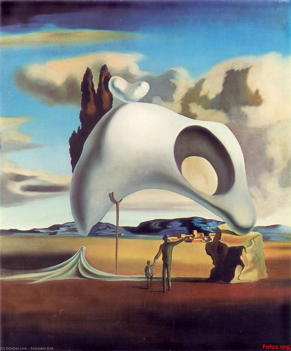 Efter Regnen — Salvador Dalí