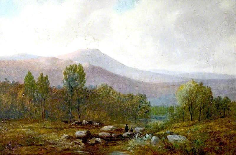Highland River Landscape — George A Boyle