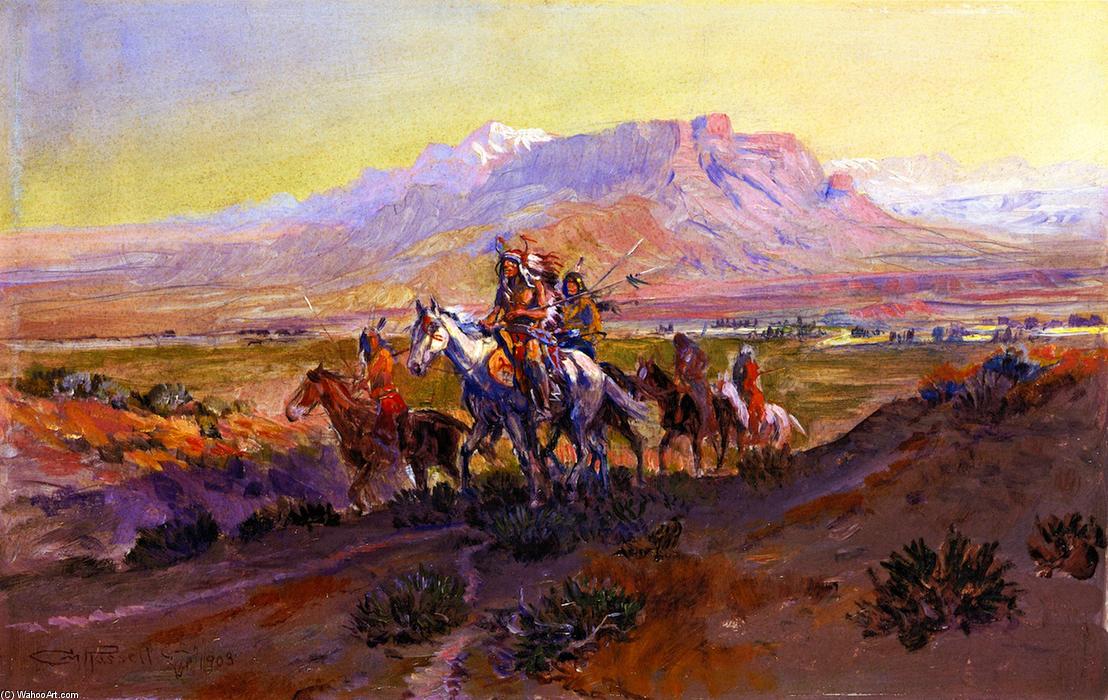 The Forked Trail — Charles Marion Russell