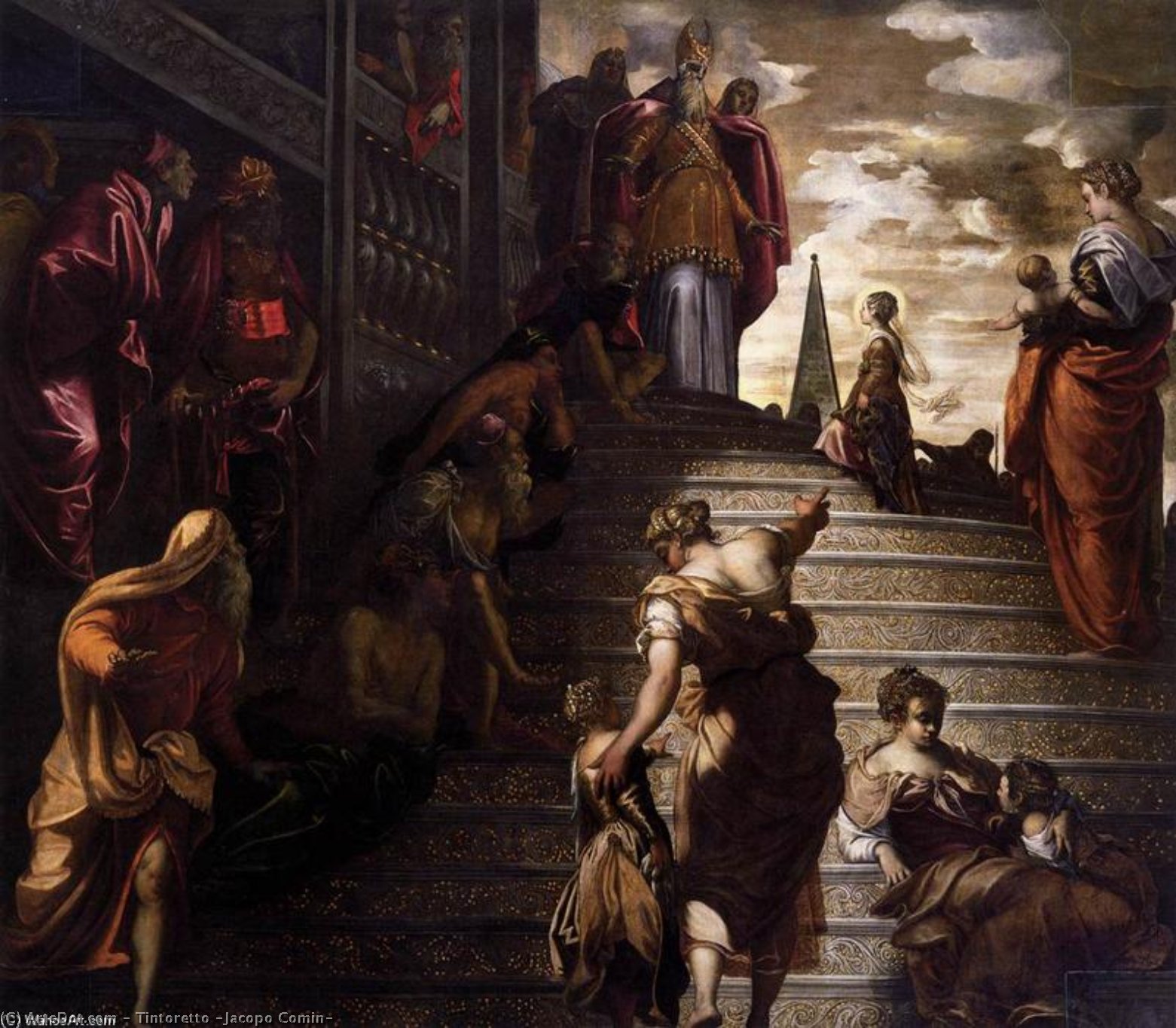 La Présentation De Marie — Jacopo Tintoretto