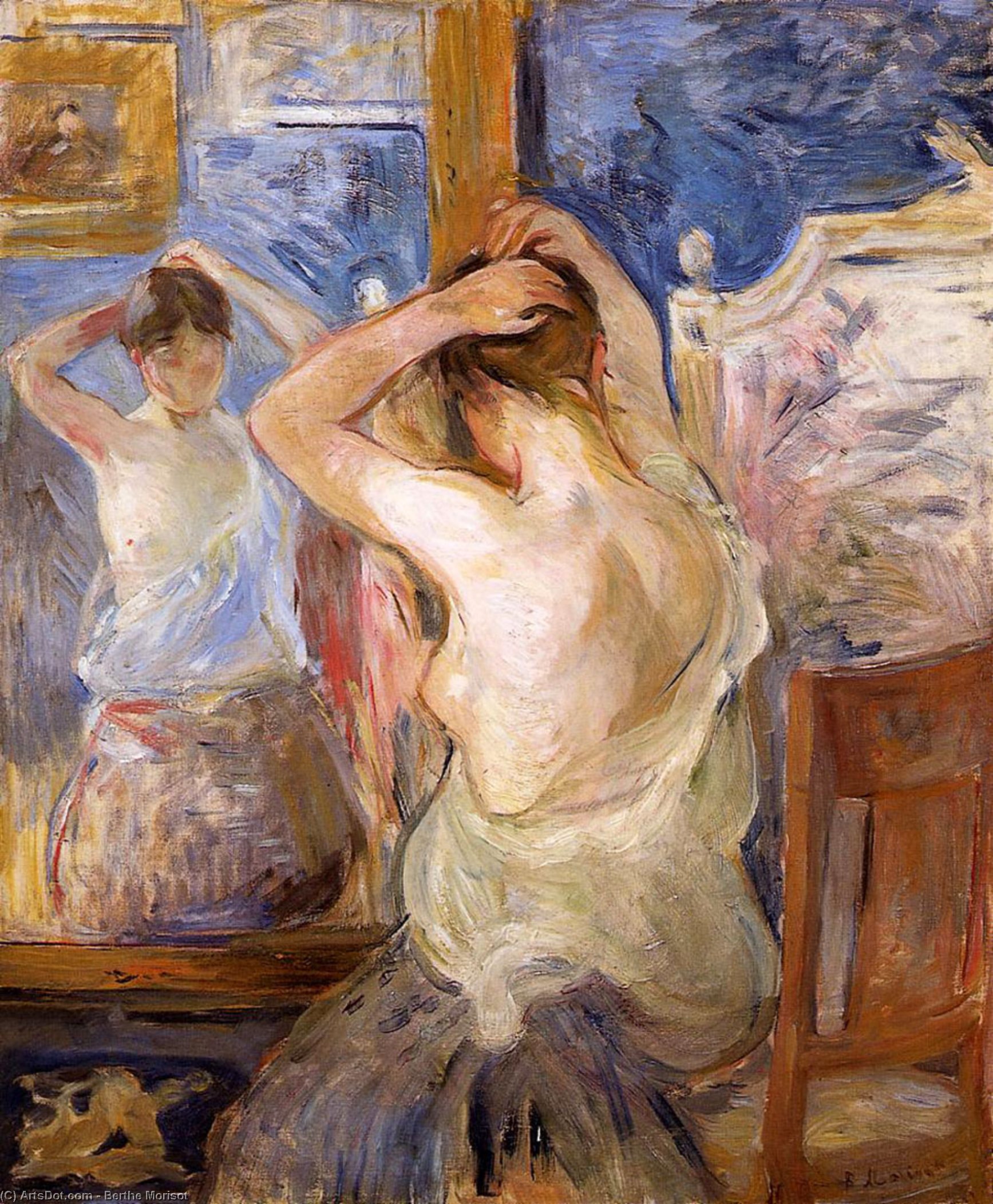 Before The Mirror — Berthe Morisot