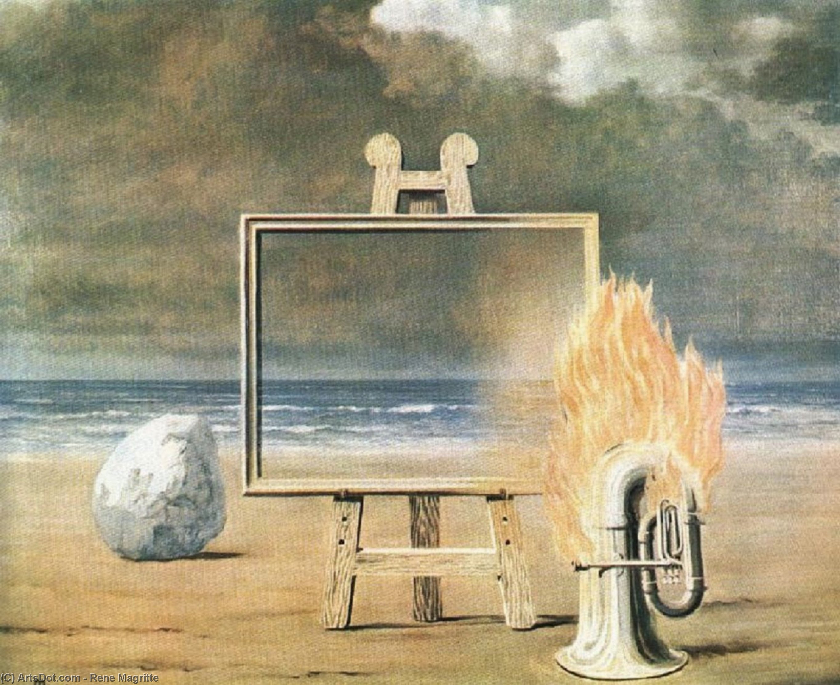 The Fair Captive — René Magritte