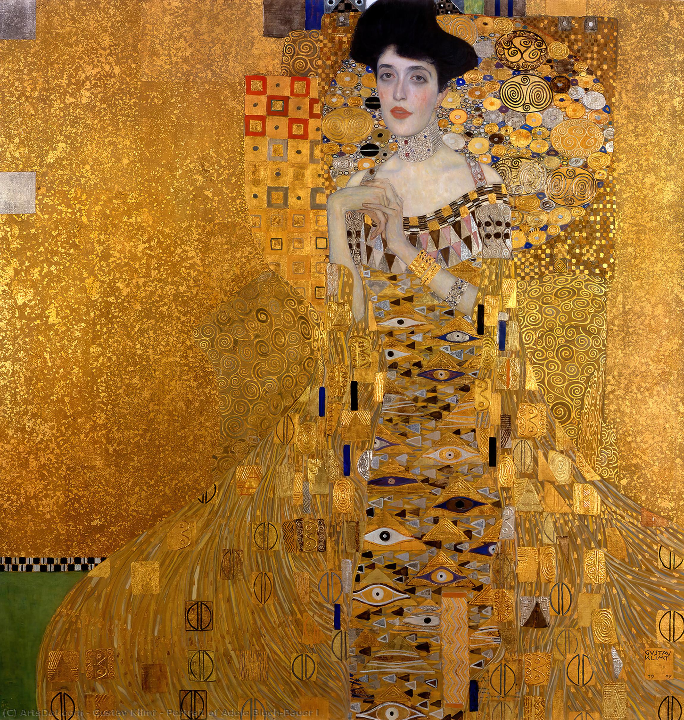 Portrét Adele Bloch-bauer I — Gustav Klimt
