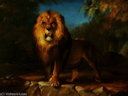 A Lion, — William Huggins