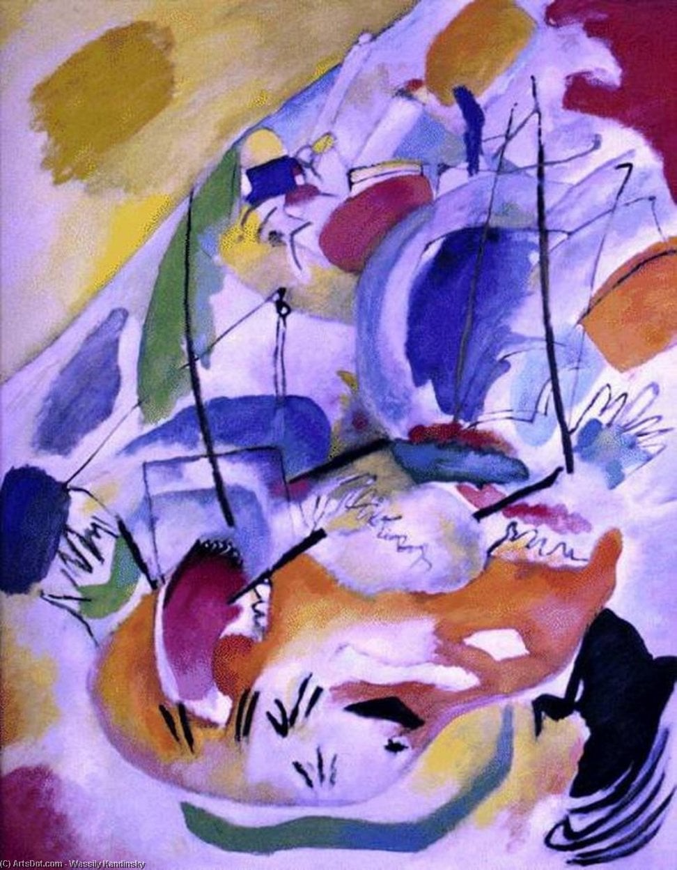 Improvisation 31 (seekampf) — Wassily Wassilyevich Kandinsky