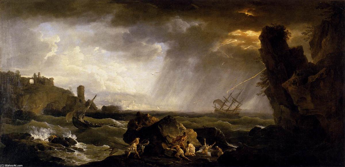 Seascape: Tempest — Claude-joseph Vernet