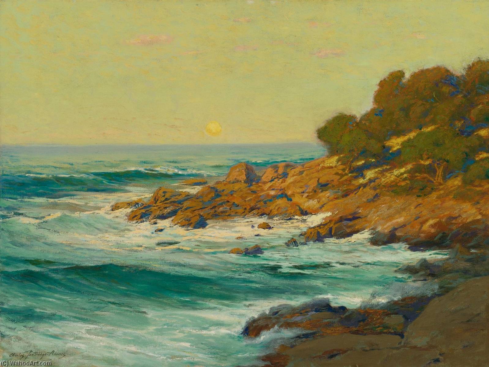 Sunset Light Near Monterey — Charles Partridge Adams