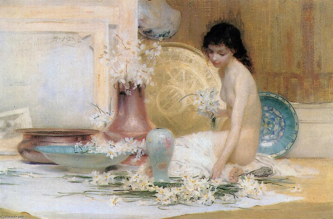 In The Studio — Herbert James Draper