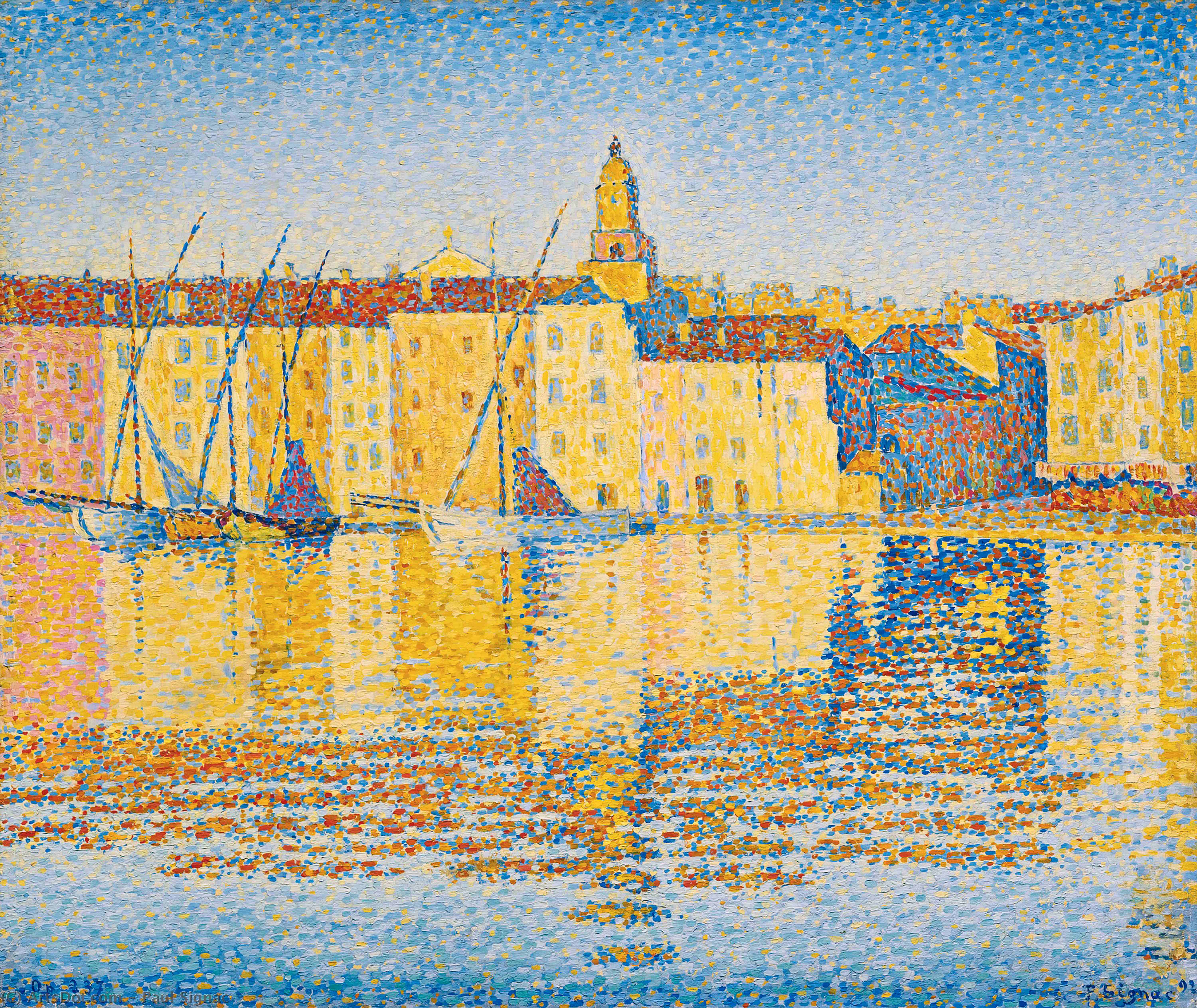 Case Nel Porto, Saint-tropez, Opus 237 — Paul Signac