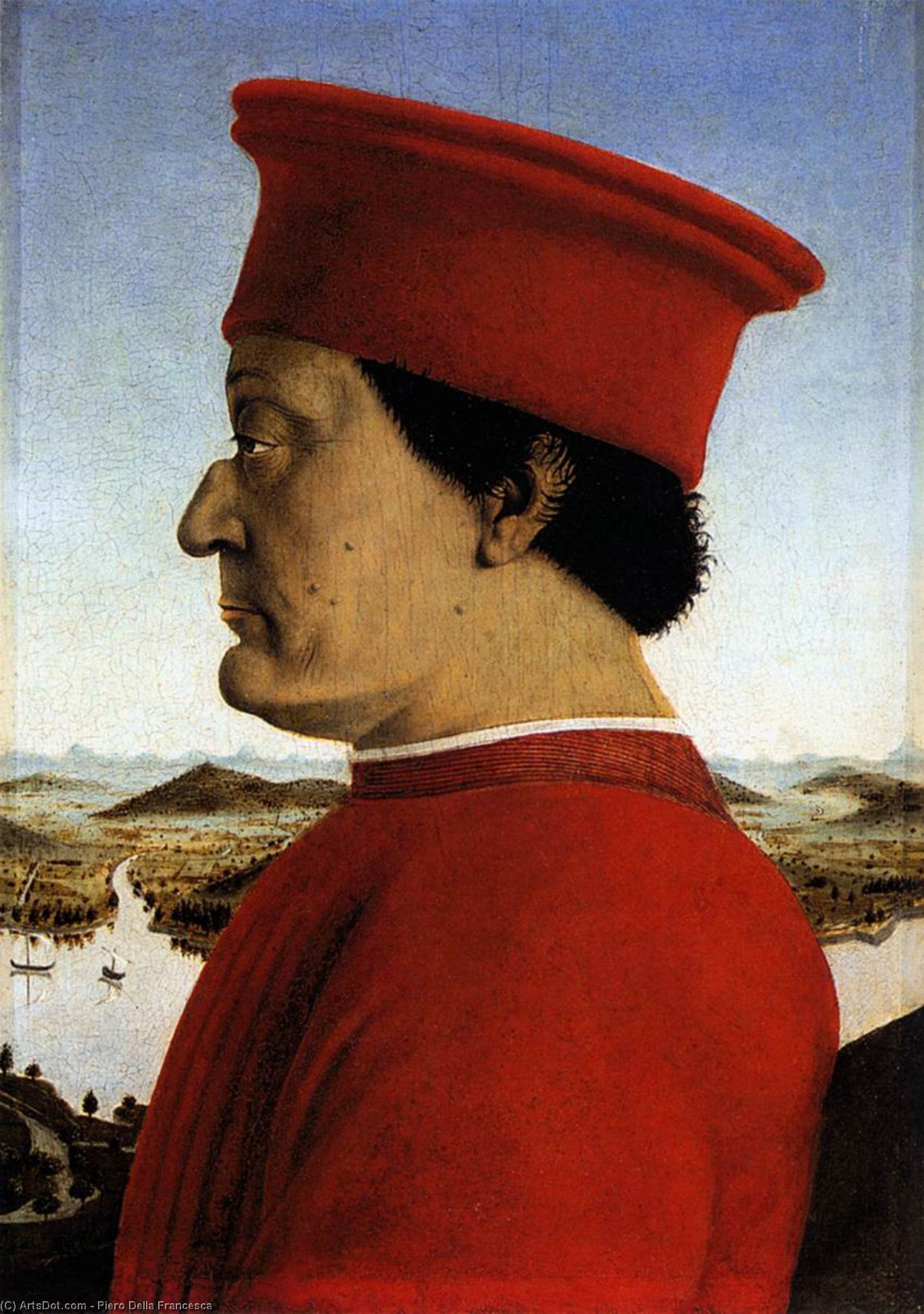 Portrættet Af Federico Da Montefeltro — Piero Della Francesca