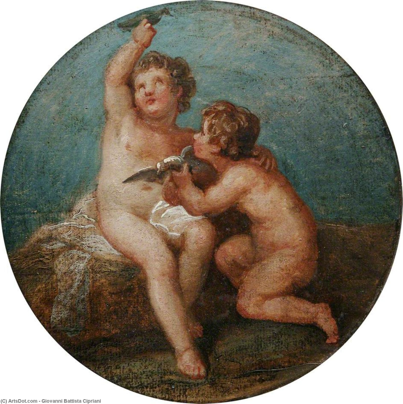 Two Putti — Giovanni Battista Cipriani