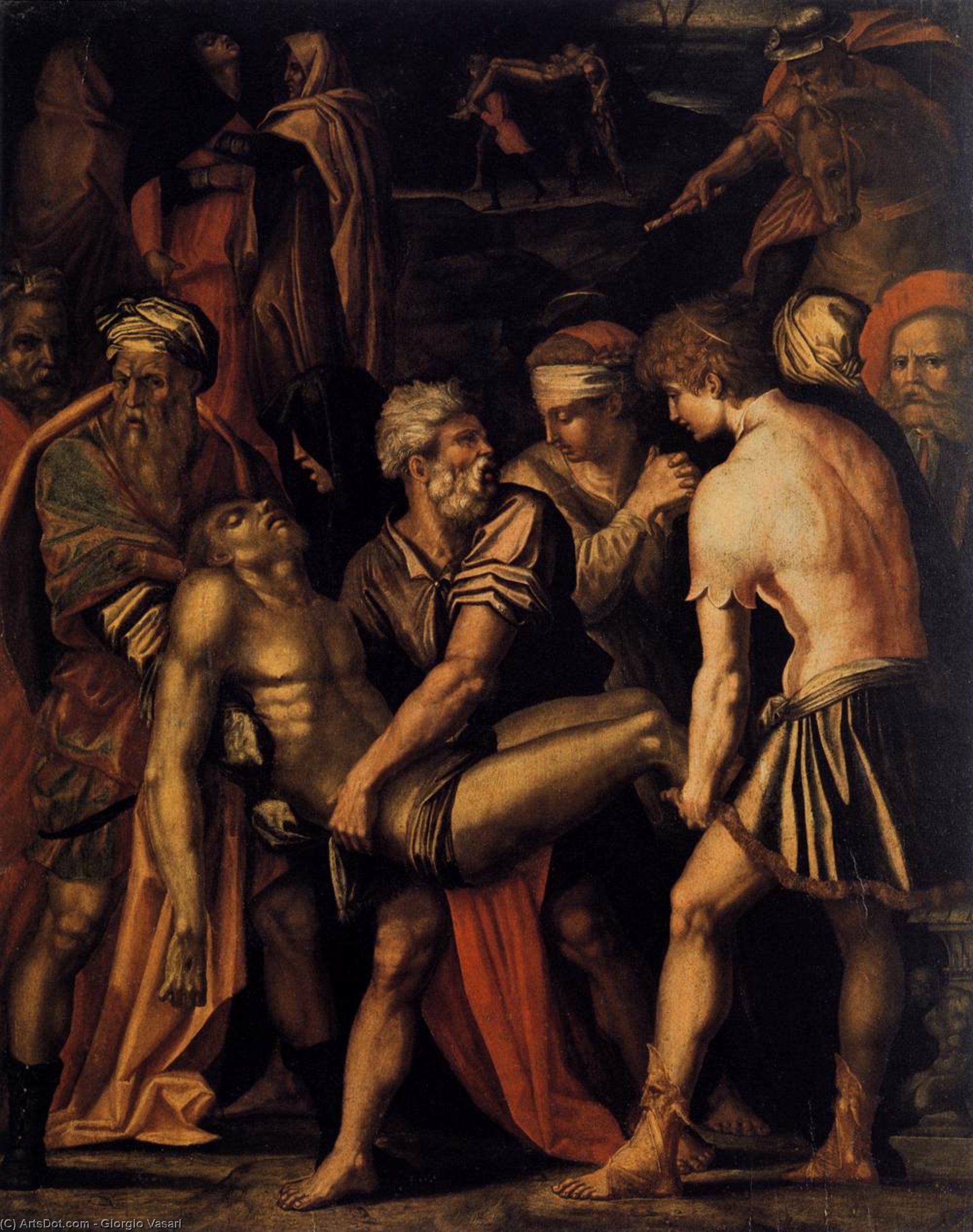 Entombment — Giorgio Vasari