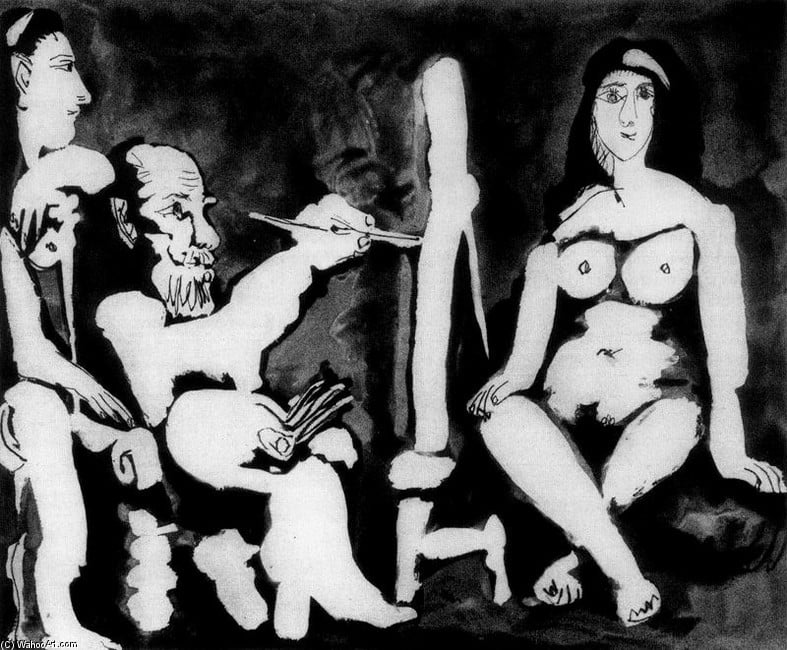 Le Peintre Et Son Modèle — Pablo Picasso