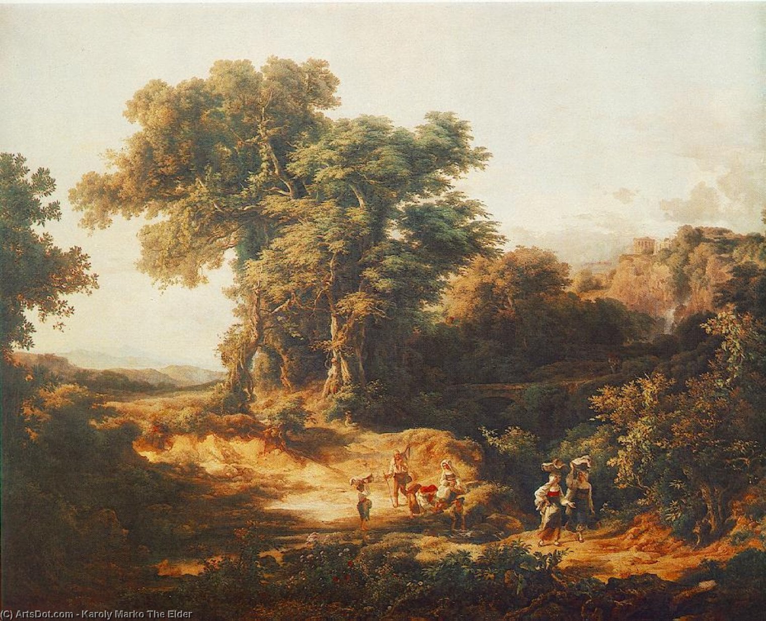 Environment Of Tivoli — Karoly Marko The Elder