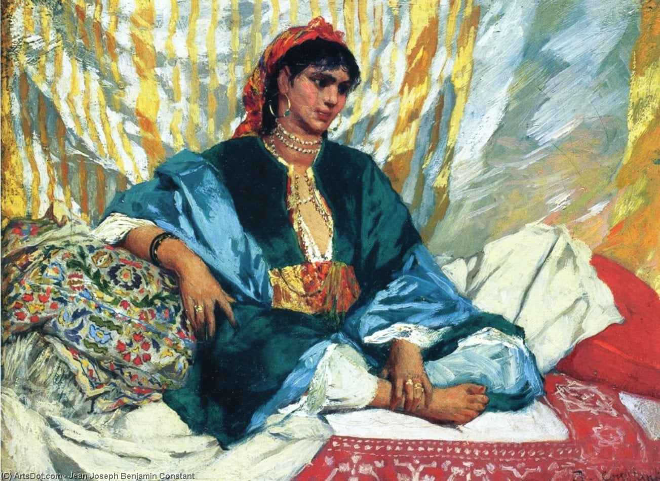 Odalisque — Jean-joseph Benjamin-constant