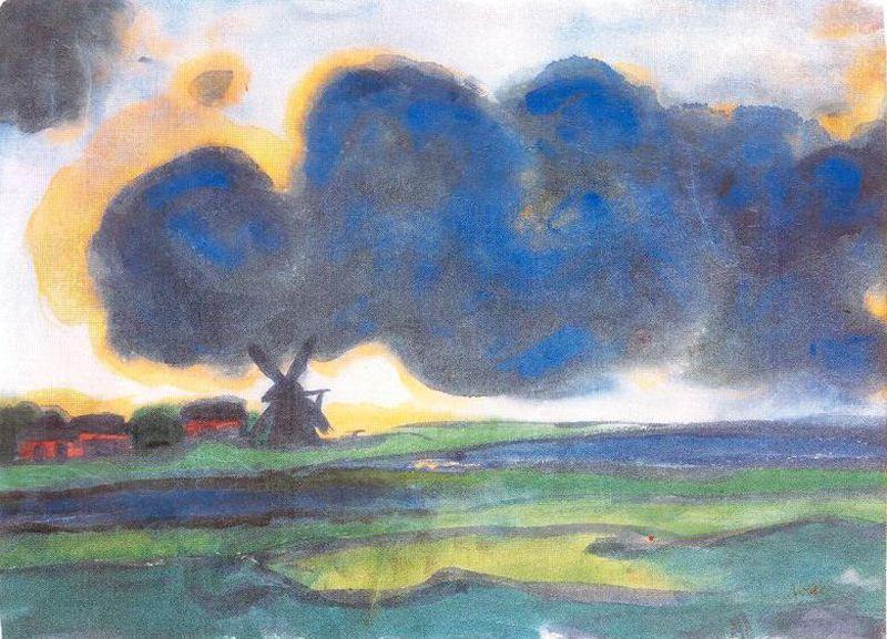 Marsh Windmill — Emile Nolde