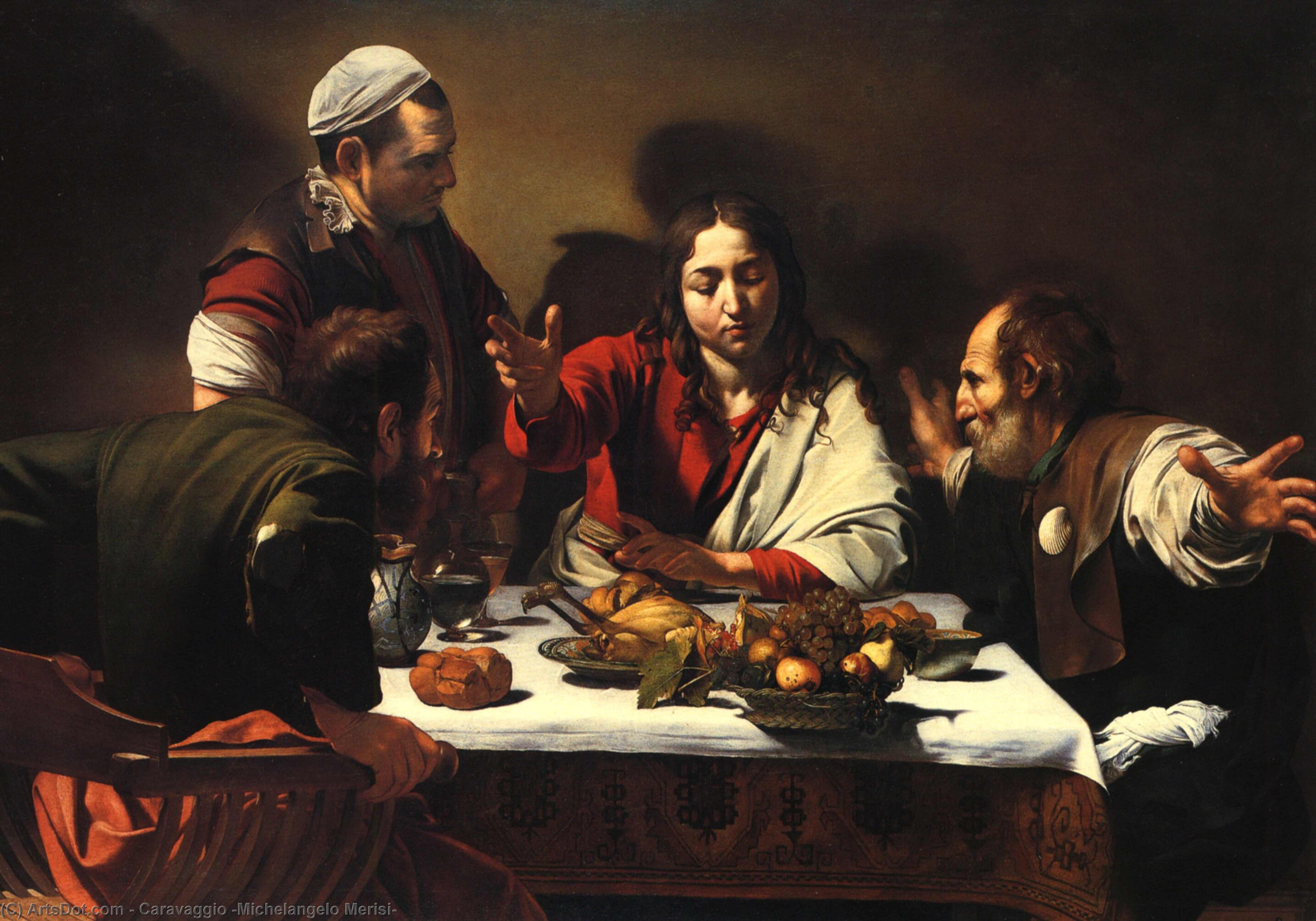 Večera U Emmausu — Caravaggio