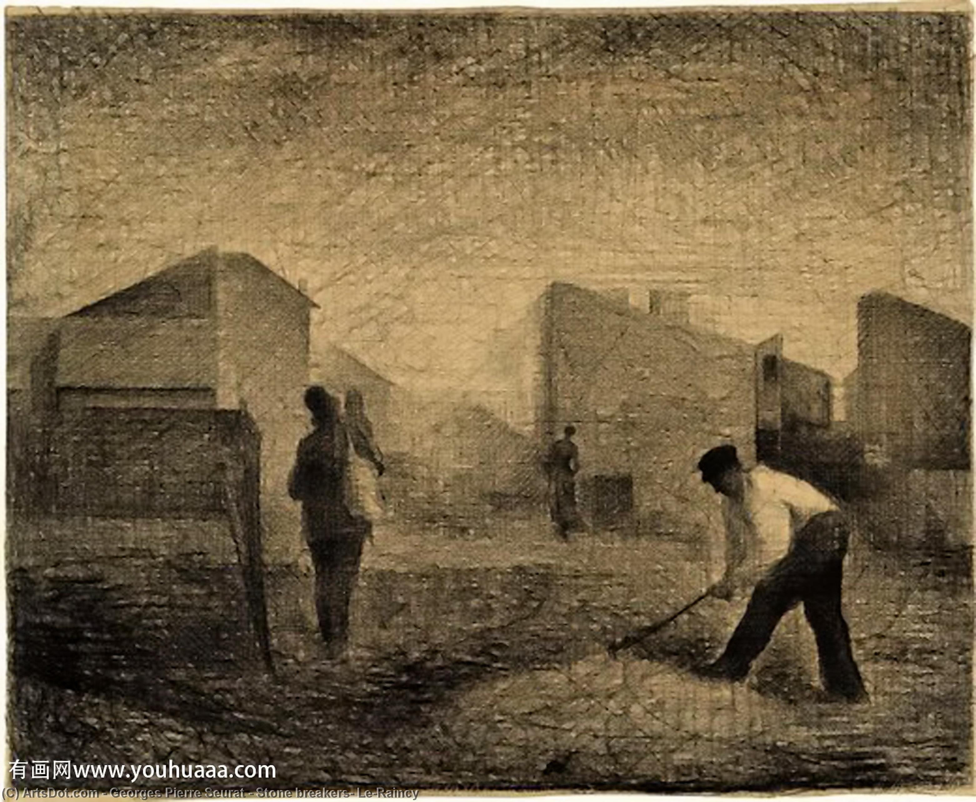 Stone Breakers, Le-raincy — Georges Pierre Seurat