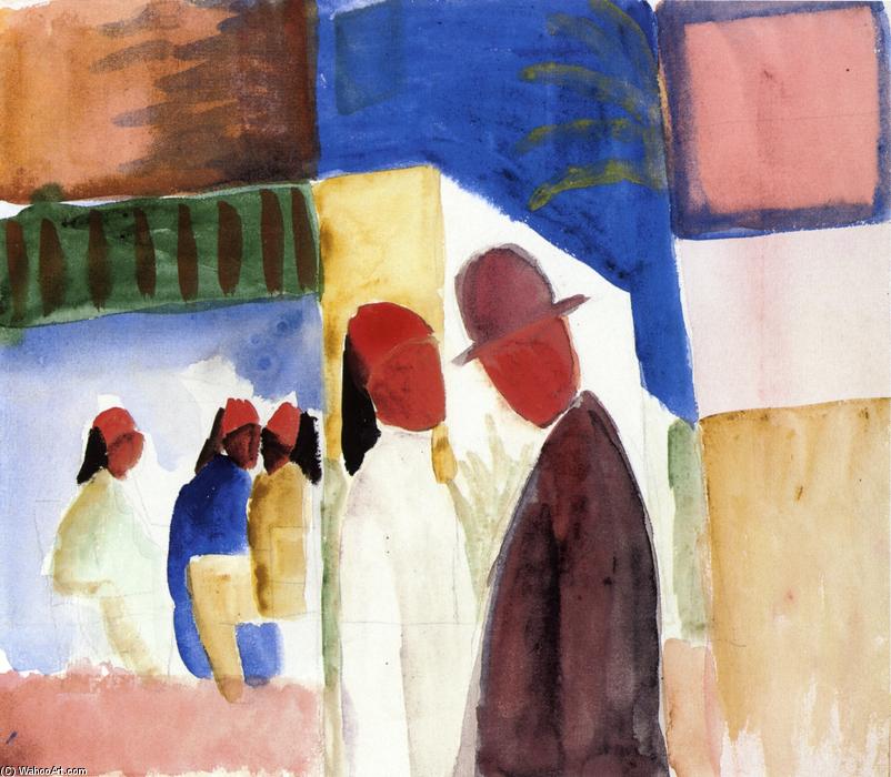 On The Street — August Macke