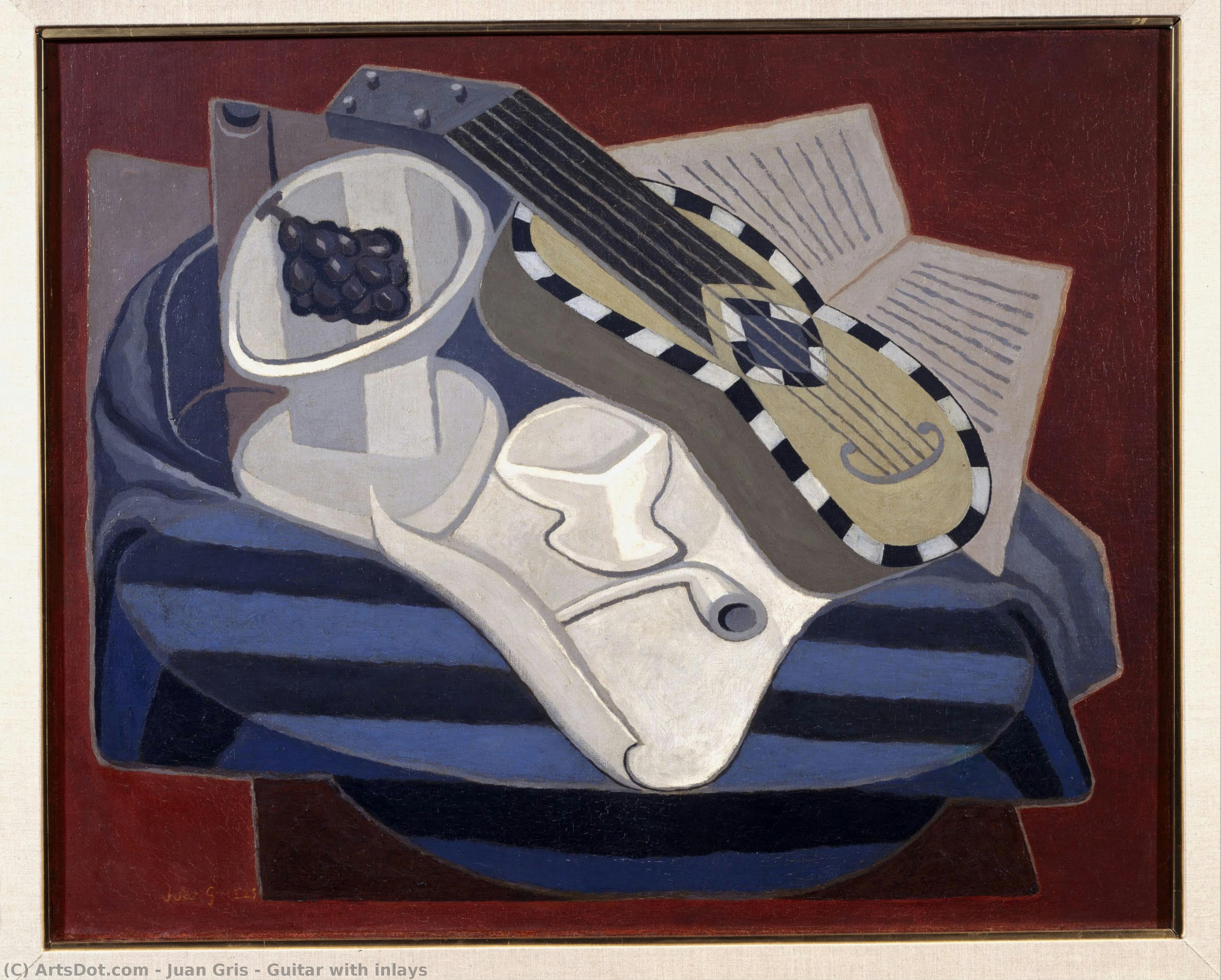 Guitar With Inlays — Juan Gris