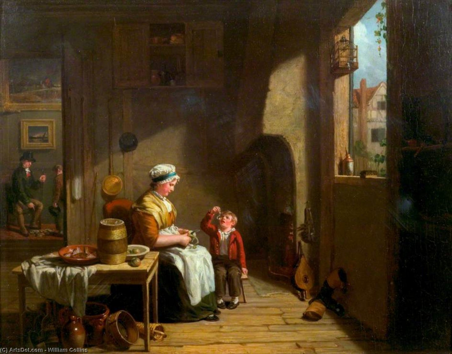 A Country Kitchen — 威廉·柯林斯