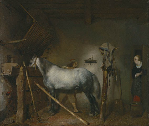 Horse Stable — Gerard Ter Borch