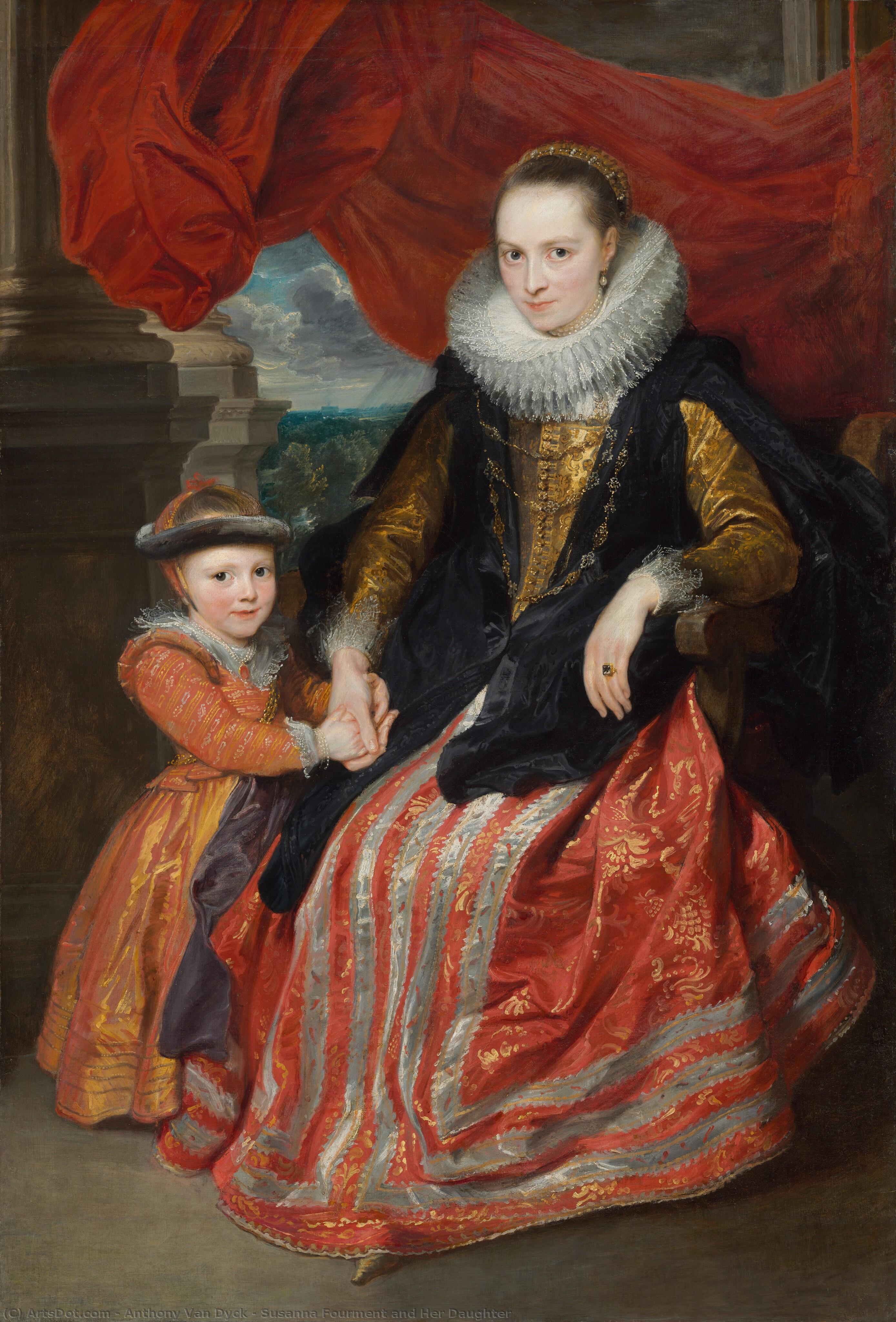 Susanna Fourment E Sua Figlia — Sir Anthony Van Dyck