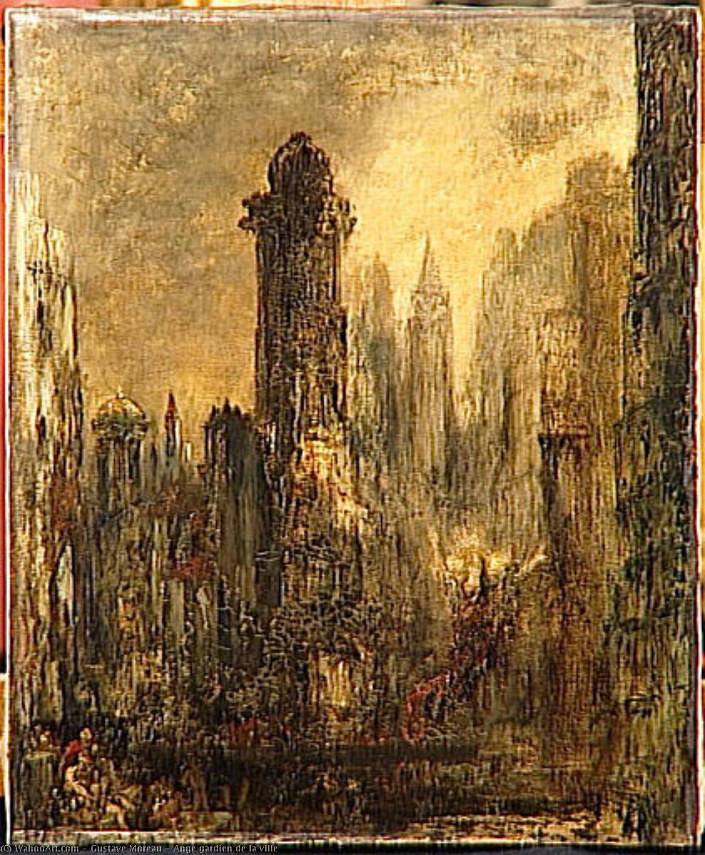 Angelo Custode Della Città — Gustave Moreau