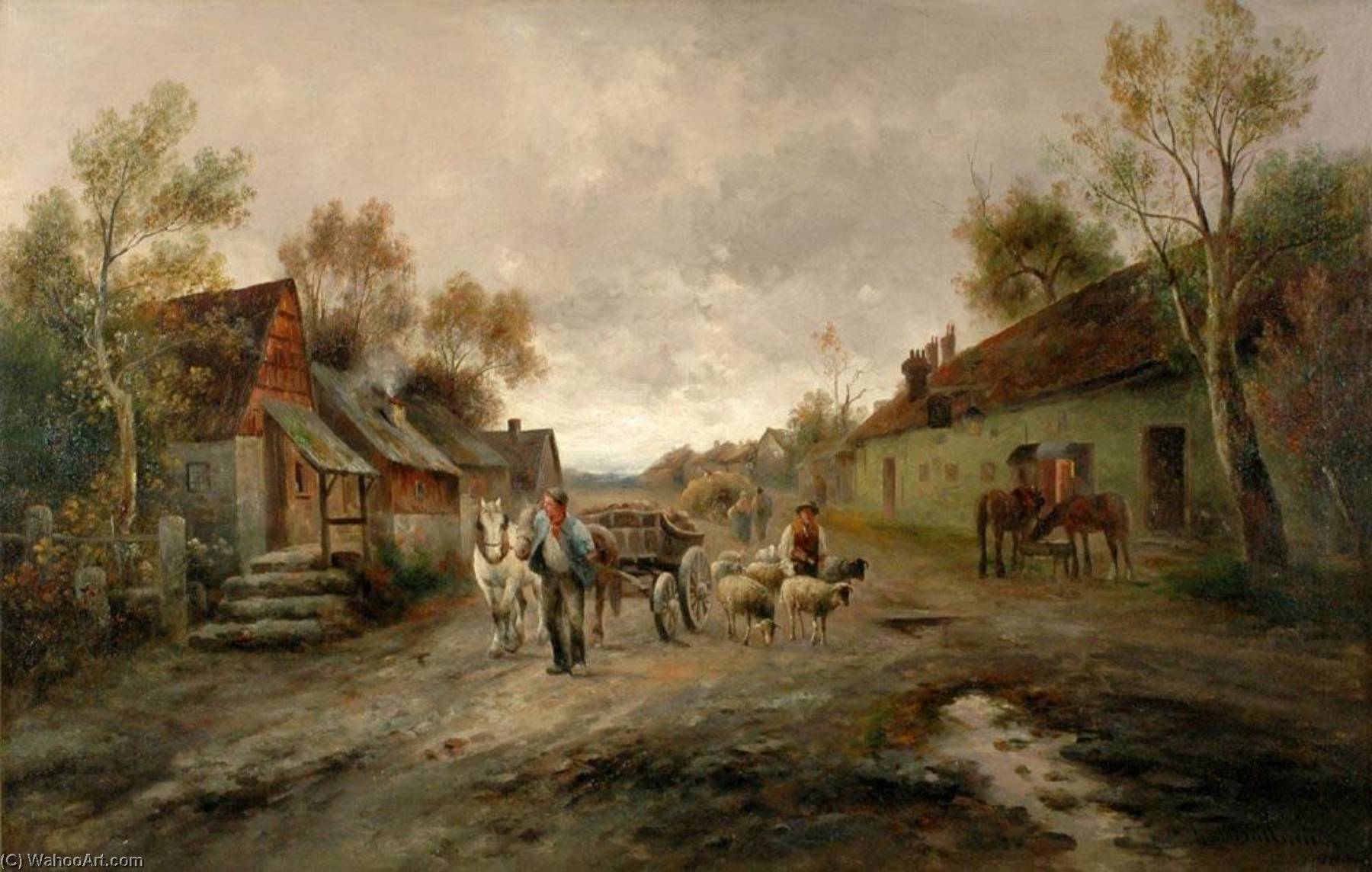 Farmers Returning Home — Emil Barbarini