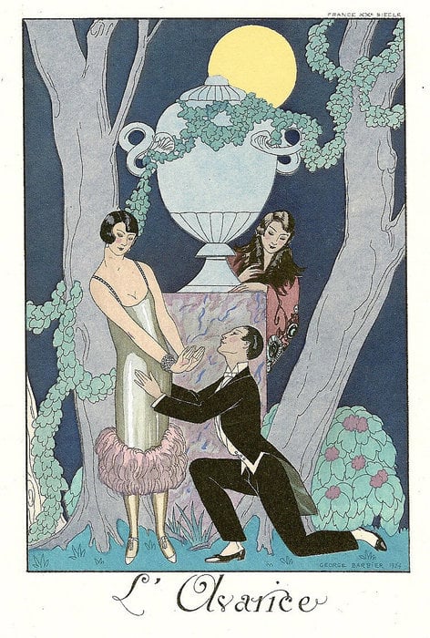 L'avarice — Georges Barbier