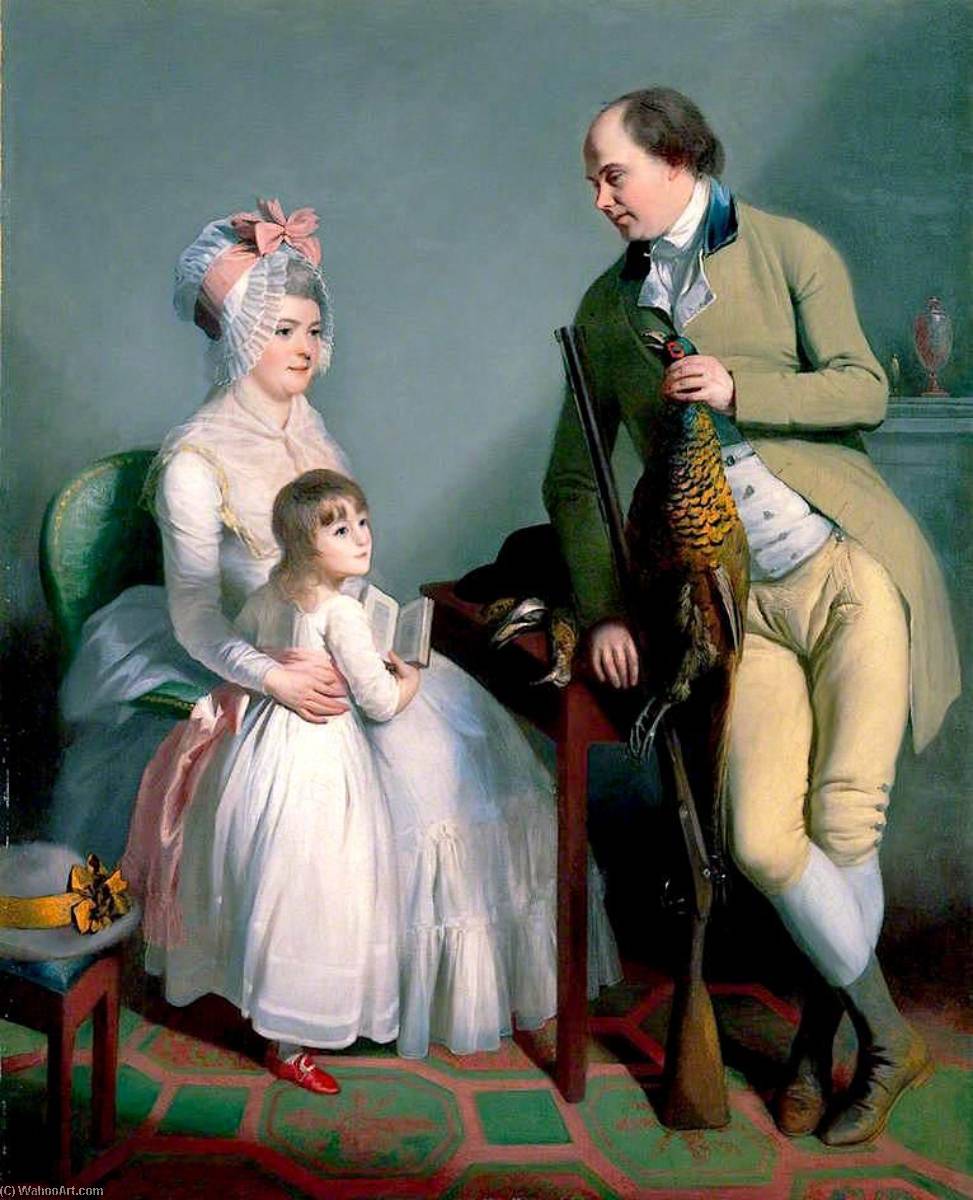 Mr Und Frau John Custance Von Norwich Und Ihre Tochter Frances — Sir William Beechey