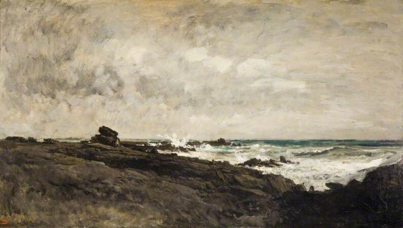 Seascape — شارل فرانسوا دوبينيي