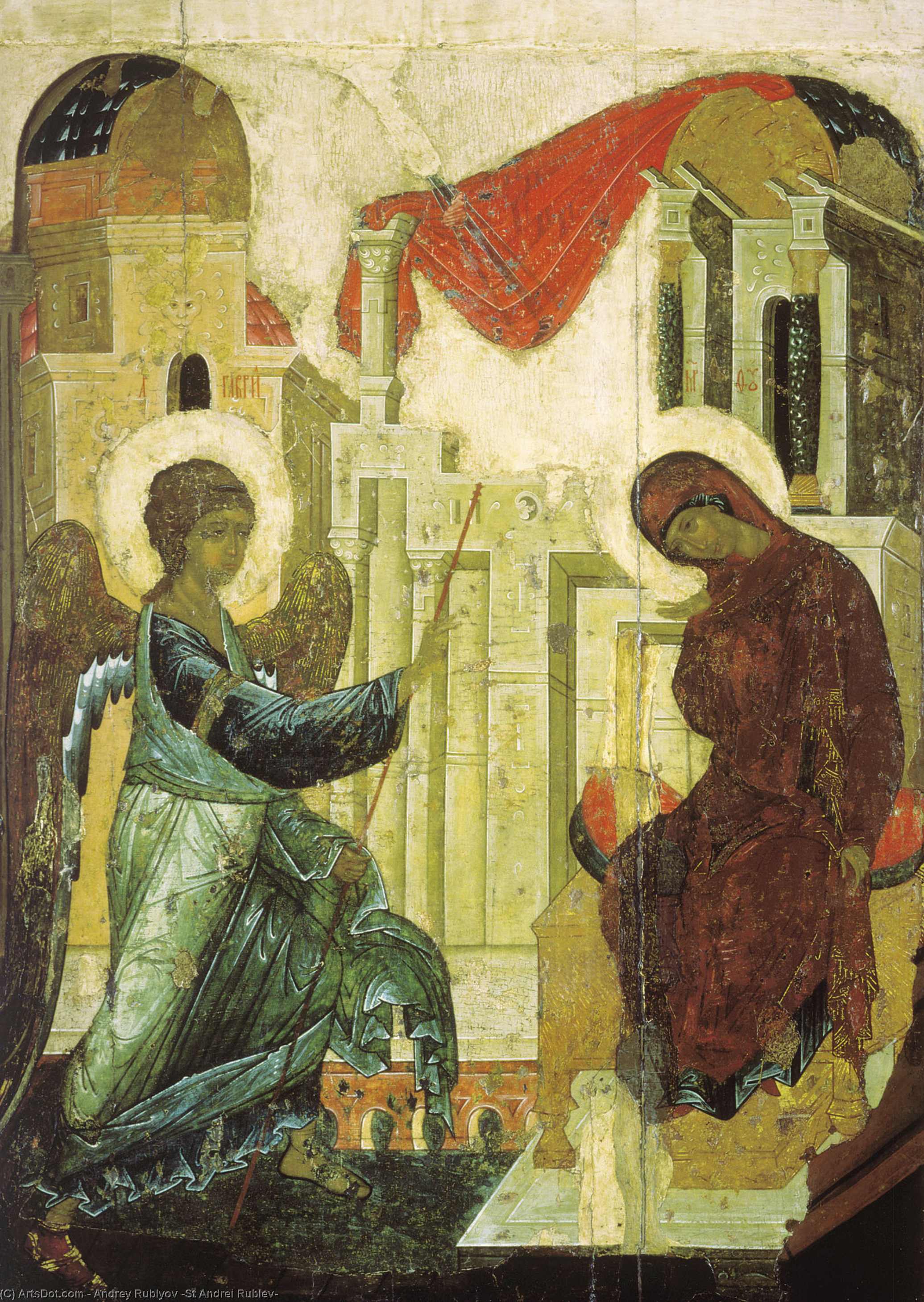 Annunciation — Andrej Rubliov (šv. Andrei Rublev)