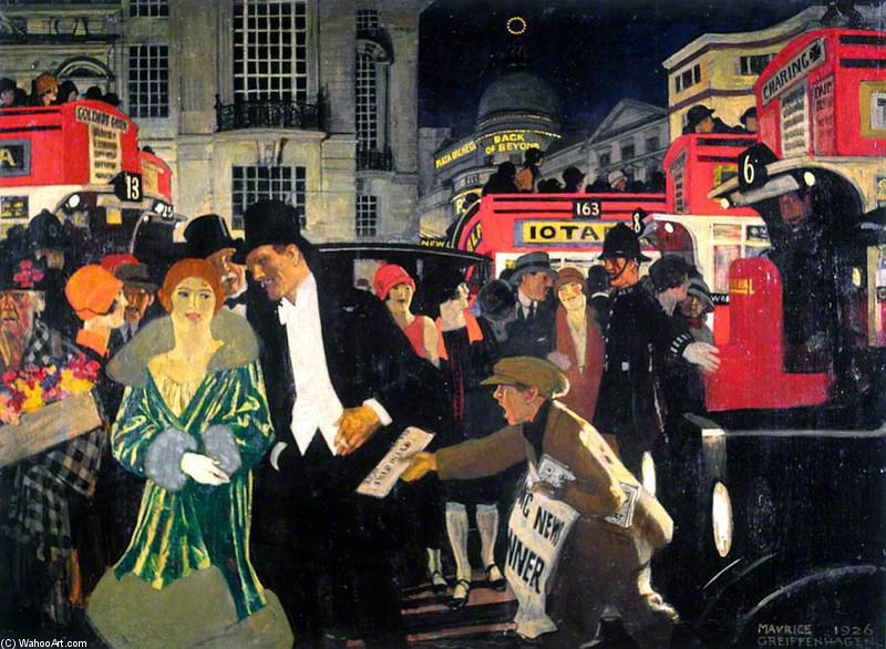 London - Piccadilly — Maurice William Greiffenhagen