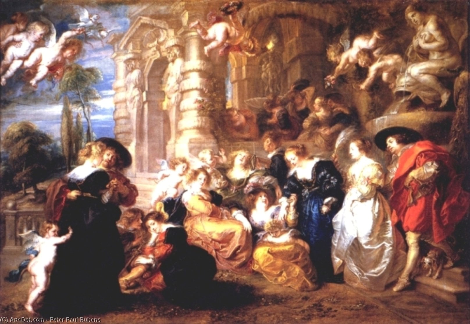 Der Garten Der Liebe — Peter Paul Rubens