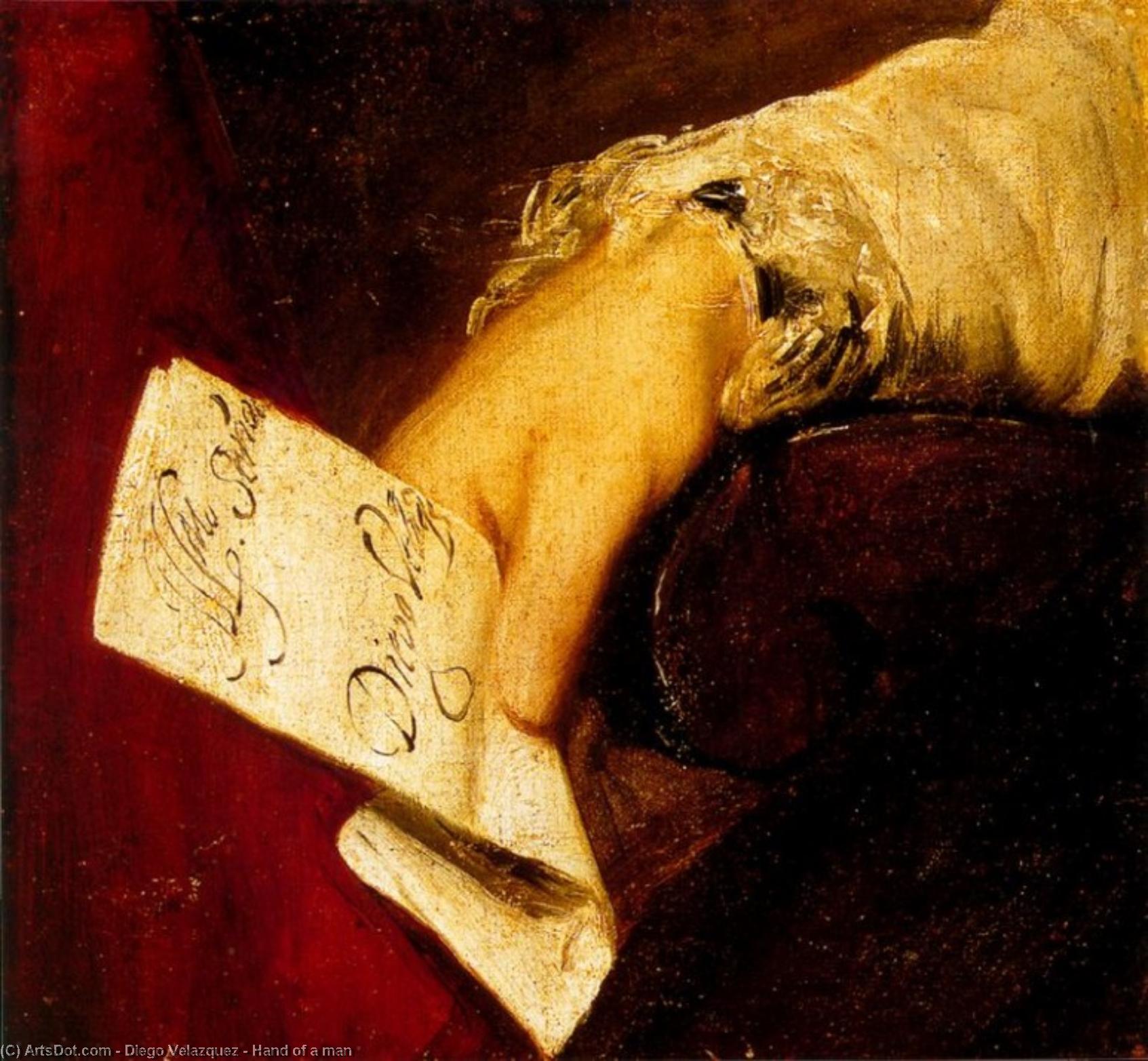Hand Eines Mannes — Diego Rodríguez De Silva Y Velázquez
