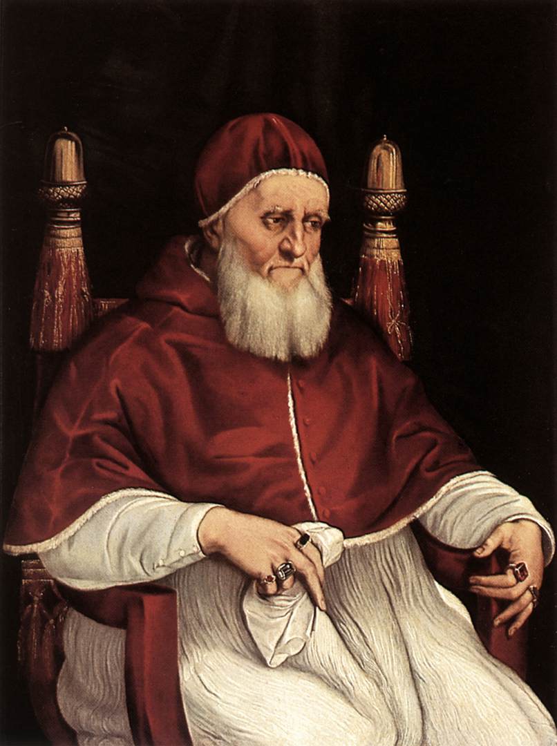Portræt Af Julius Ii - Firenze — Rafael
